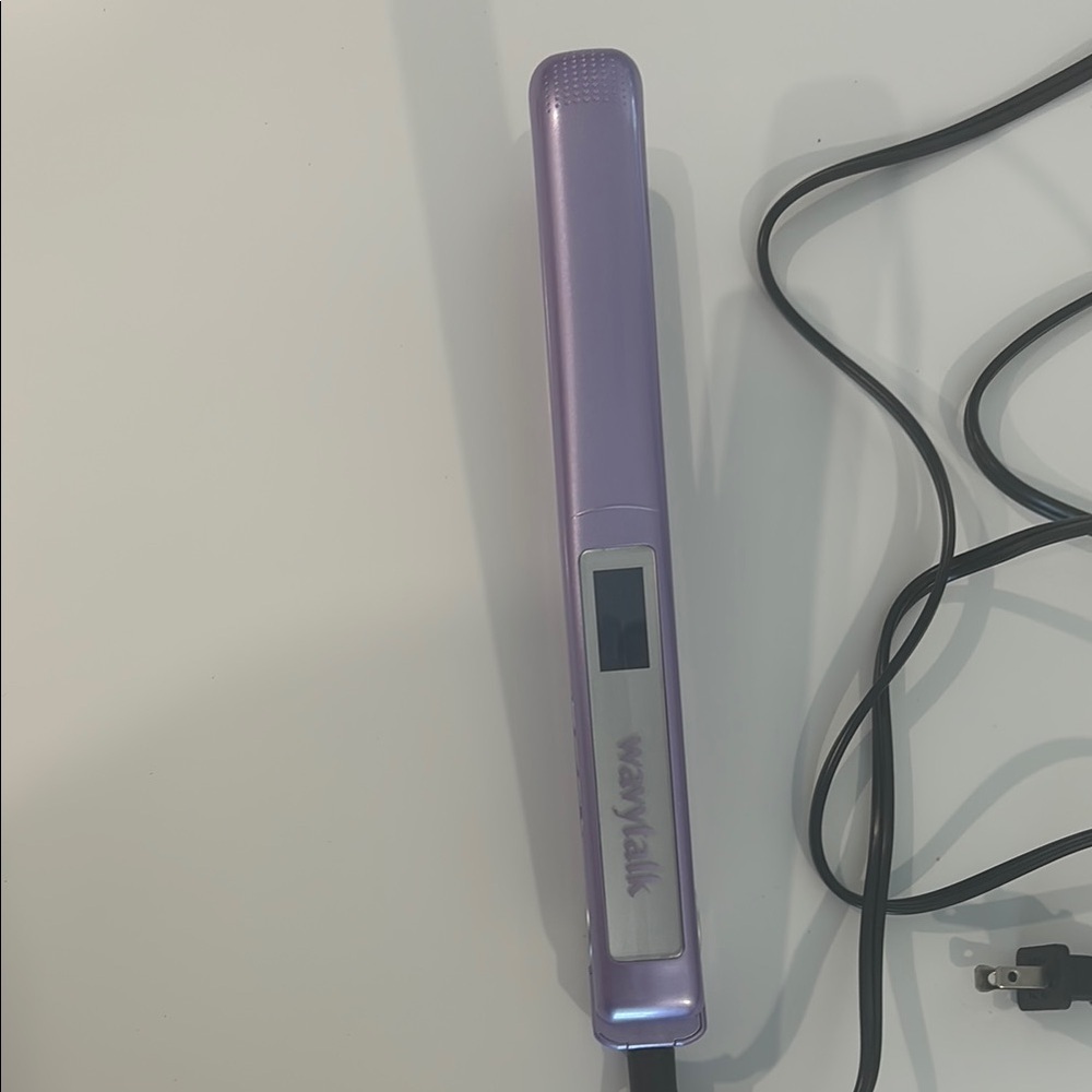 Wavy Talk Purple Hair Straightener